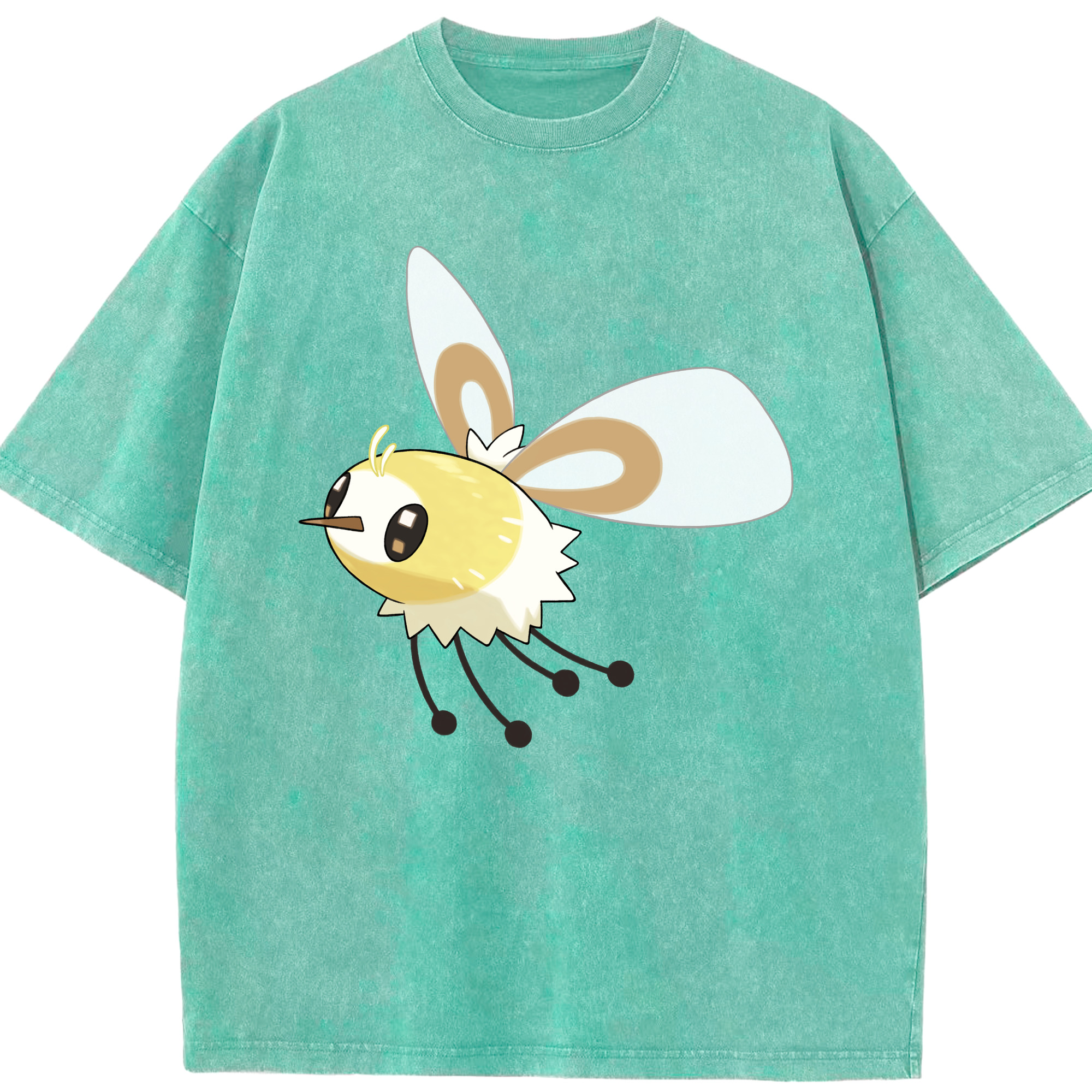 （画像用） ポケットモンスター Pokémon 綿100% ヴィンテージ風 半袖Tシャツ（フロントプリント）